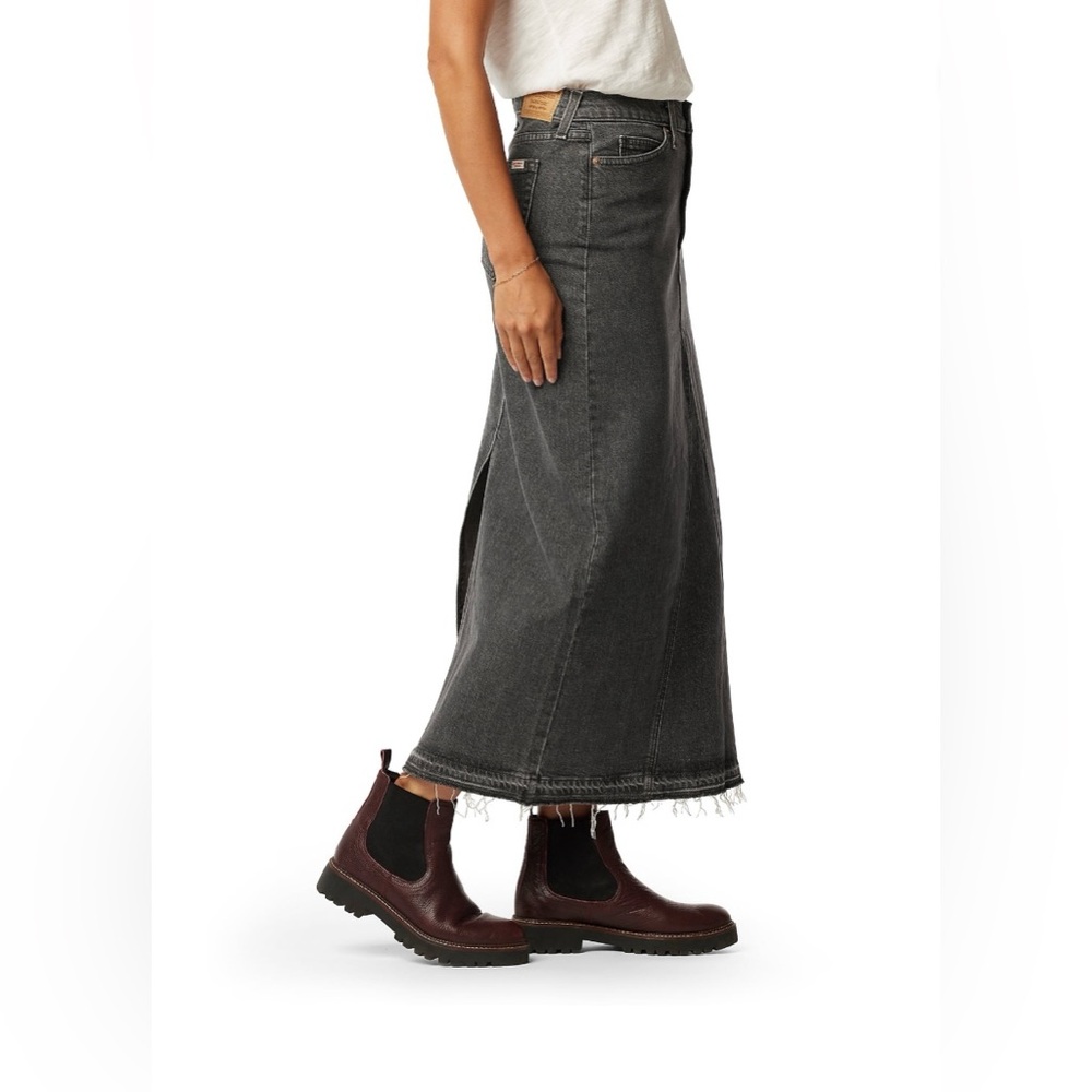 Women’s Levi's Dark Charcoal Gray Denim Collection Maxi Skirt READ DESCRIPTION - Picture 3 of 16